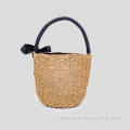 Ladies handbag with bowknot rope